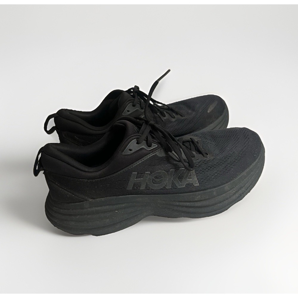 Hoka Bondi 8 Mens Running Shoes Black 1127953 Sz 13 Wide D Activewear Running